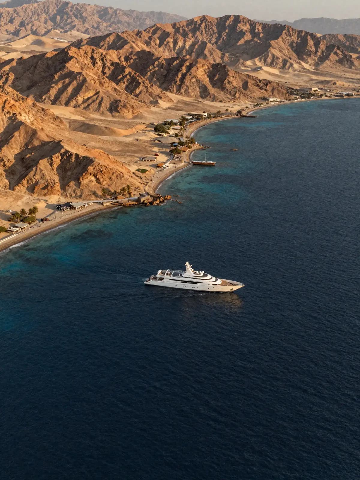A Red Sea reef and shoreline